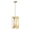 Z-Lite Easton Chandelier, 4-Light, 9.25 In.W x 18.75 In.H, Rubbed Brass/Rubbed Brass 3038-4RB - alternate 1